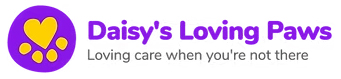 Daisy's Loving Paws logo.